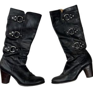 Frye Fiona 3 Strap Boot All Leather